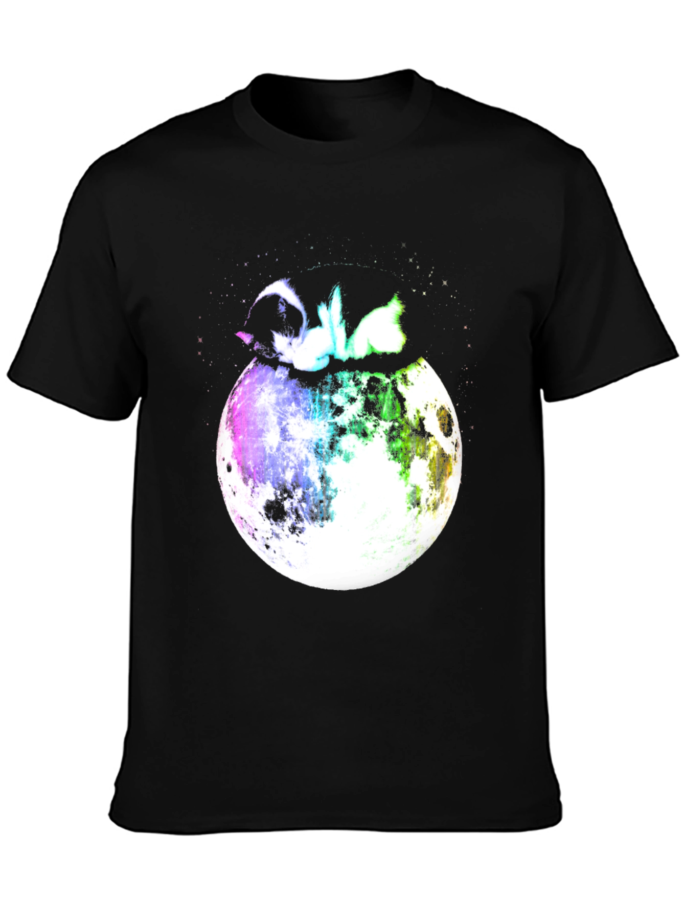 Skunk on the Moon Graphic T-Shirt