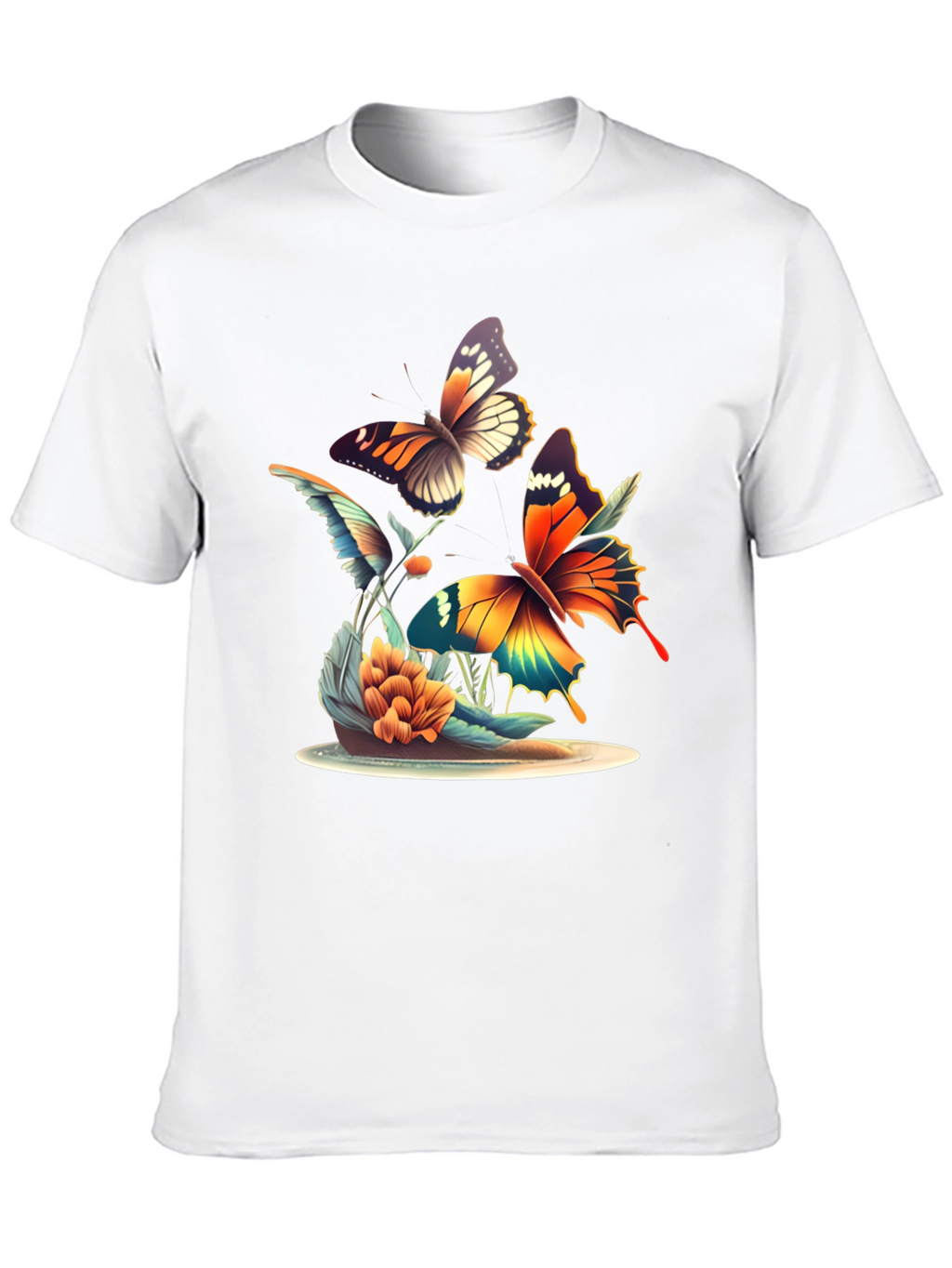 Butterfly Graphic Tee - Black Unisex T-Shirt