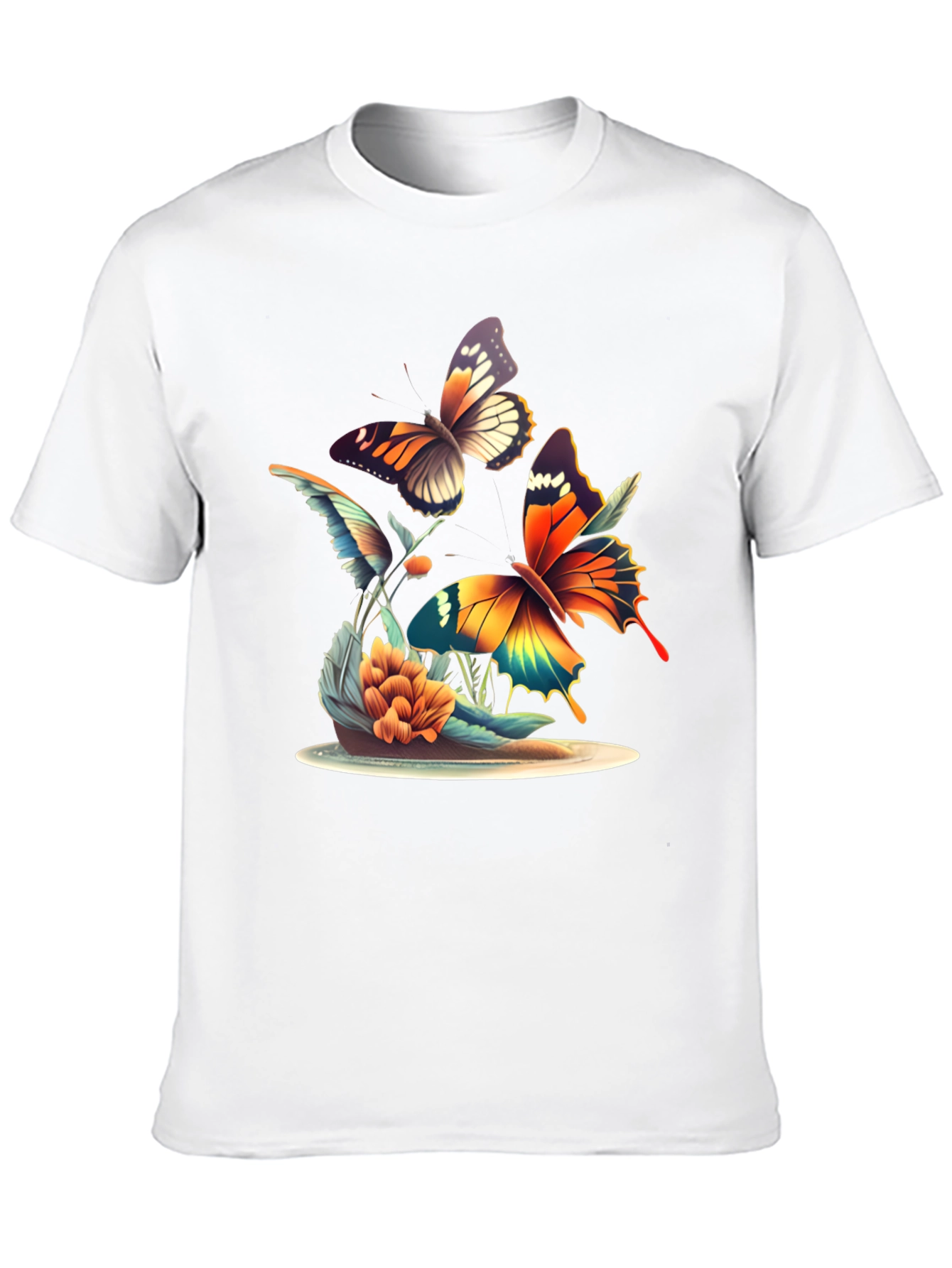 Butterfly Graphic Tee - Black Unisex T-Shirt