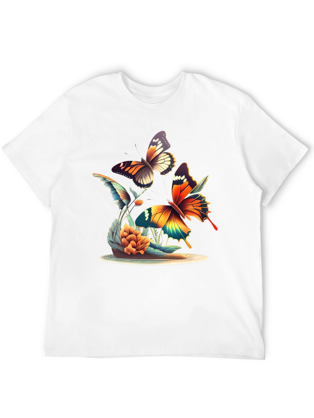 Butterfly Graphic Tee - Black Unisex T-Shirt