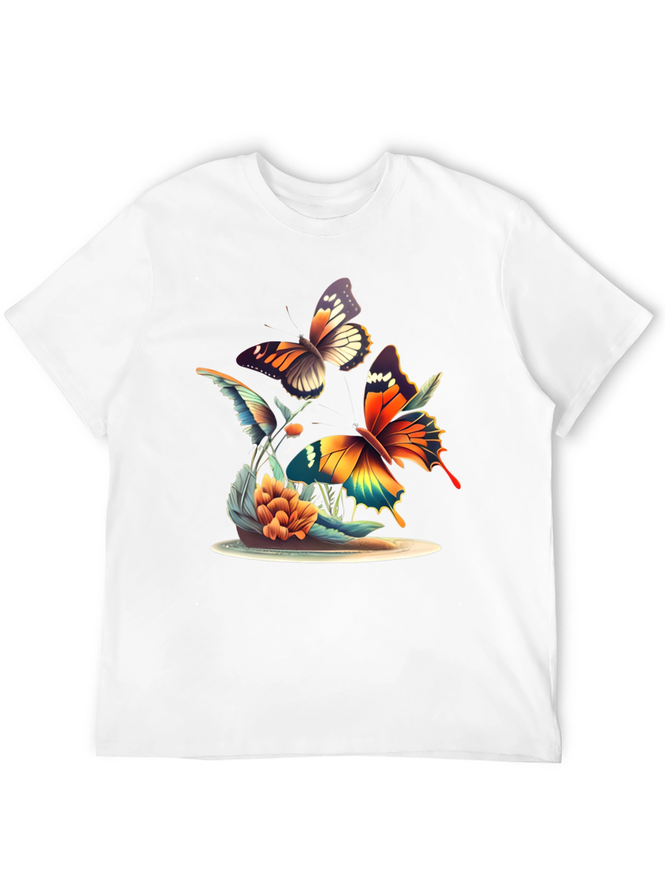 Butterfly Graphic Tee - Black Unisex T-Shirt