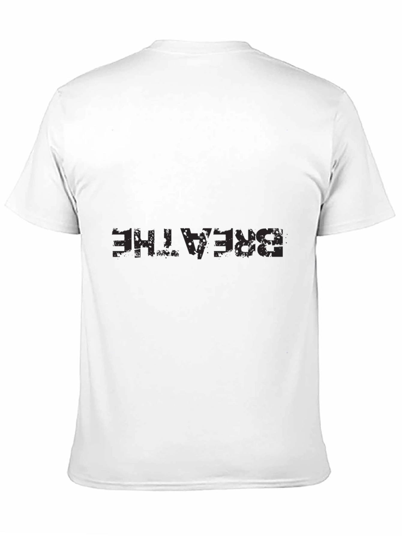 Mens Breathe Graphic Tee - Black Comfort Fit
