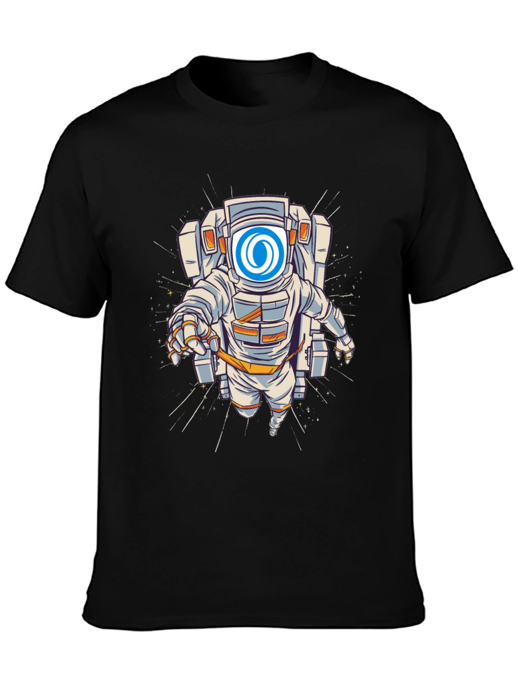 Astronaut Graphic T-Shirt - Outer Space Design