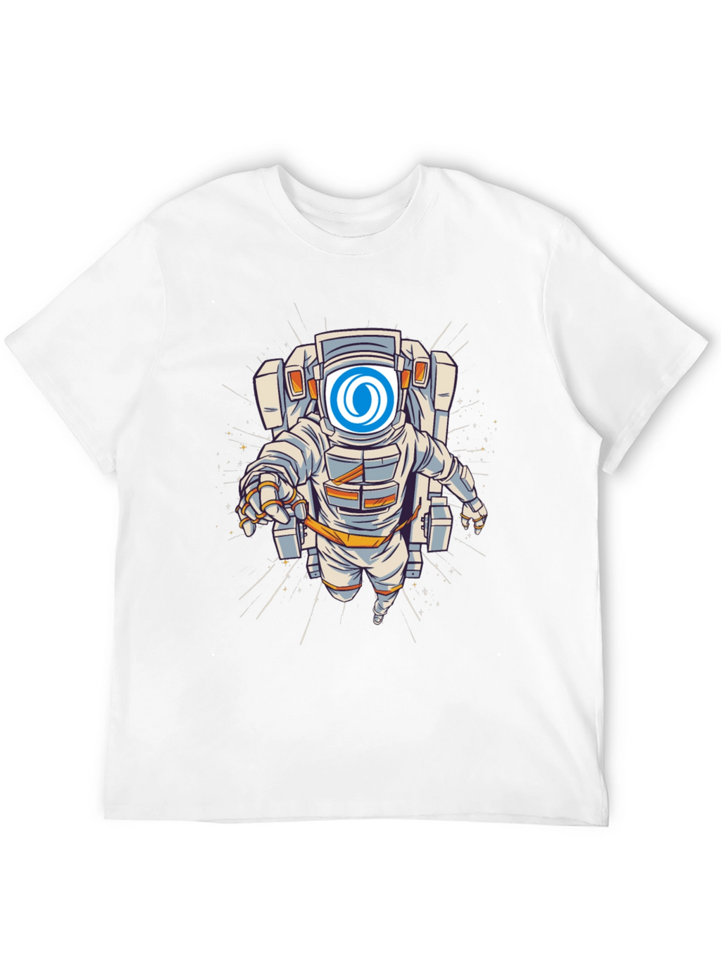Astronaut Graphic T-Shirt - Outer Space Design