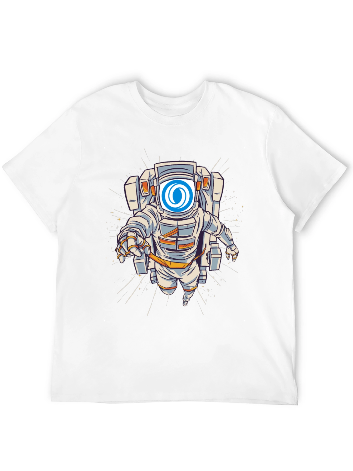 Astronaut Graphic T-Shirt - Outer Space Design