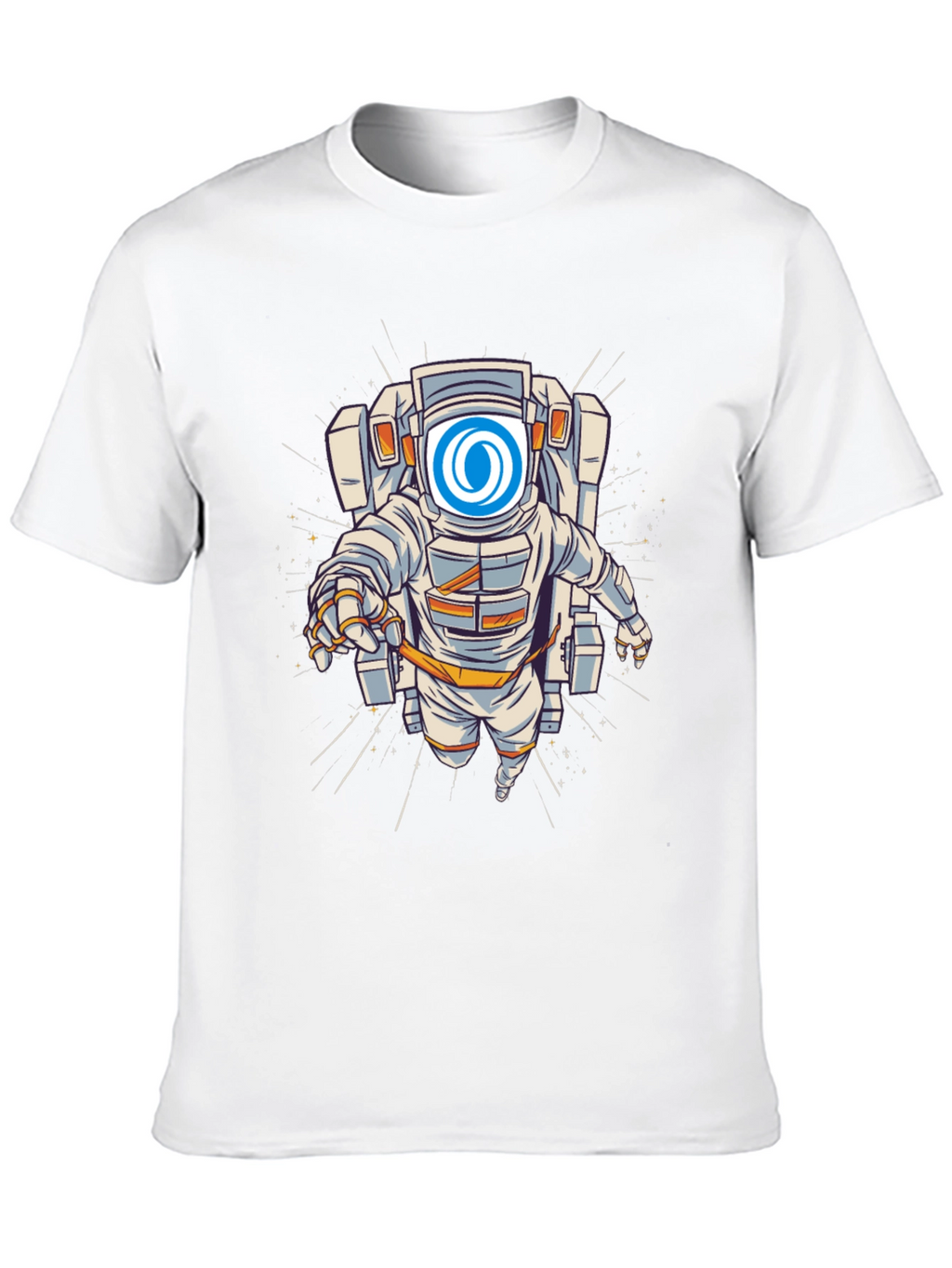 Astronaut Graphic T-Shirt - Outer Space Design