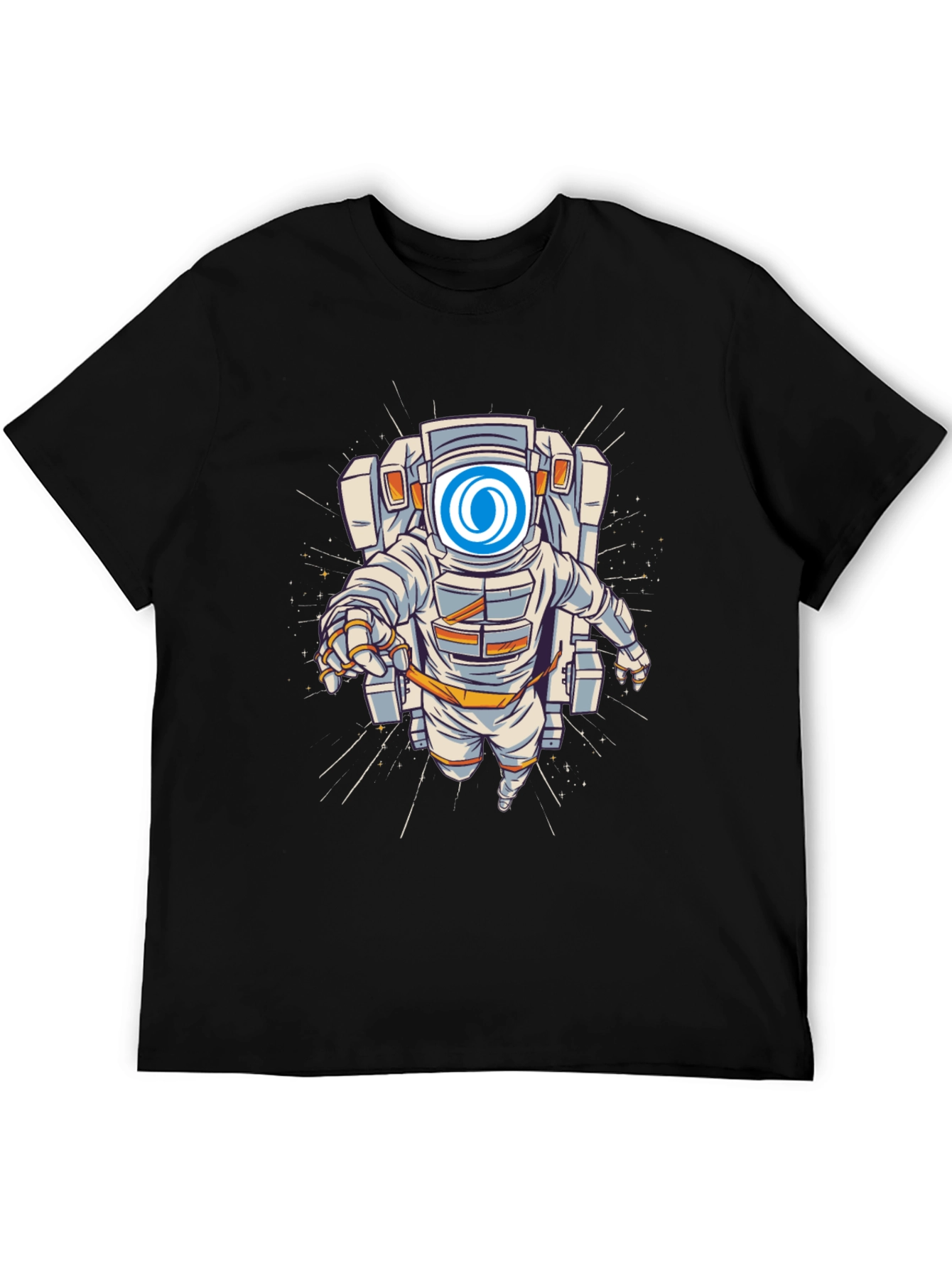 Astronaut Graphic T-Shirt - Outer Space Design