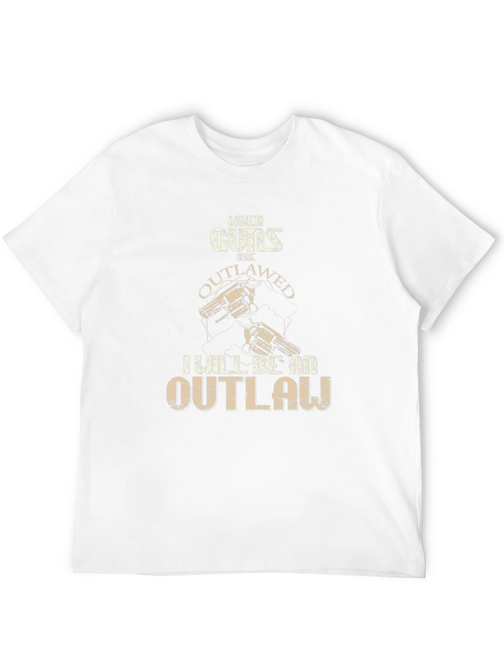 Guns Outlawed Graphic Tee - Western Style