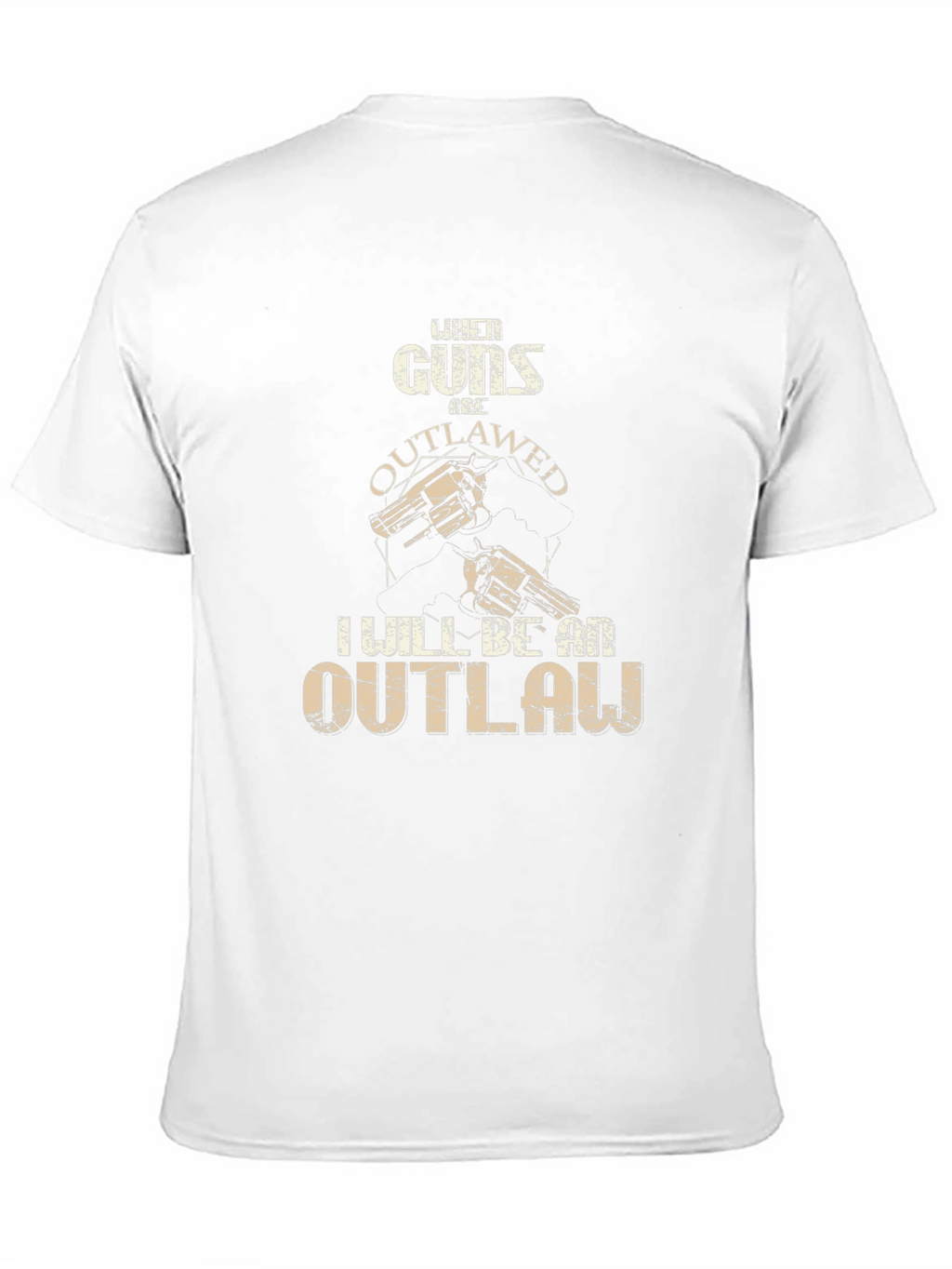 Guns Outlawed Graphic Tee - Western Style