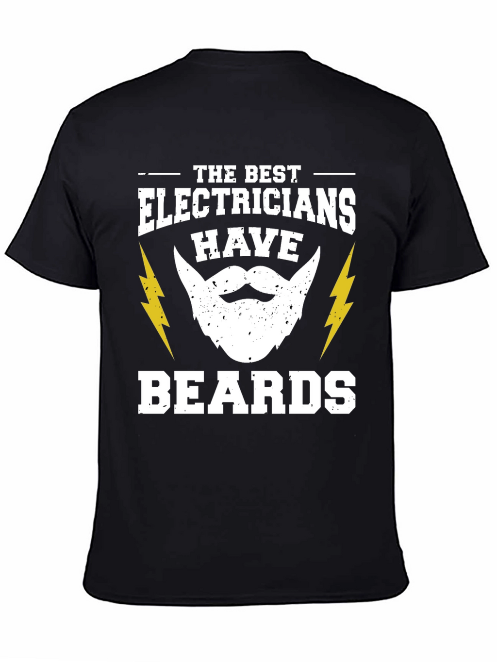 Electrician Beard T-Shirt - Funny Job Gift