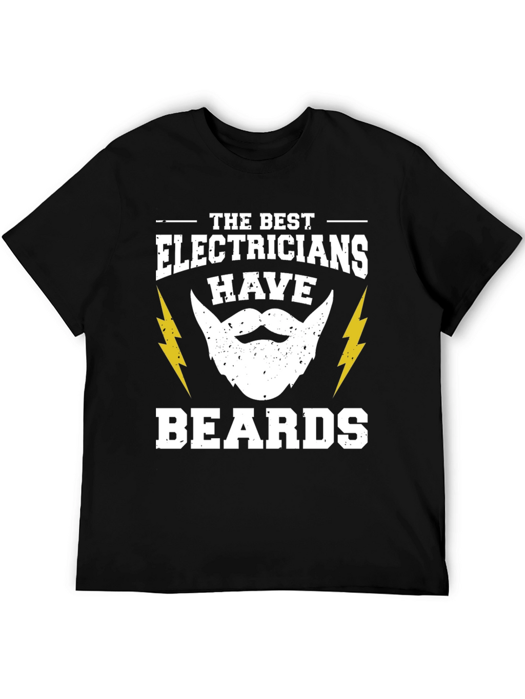 Electrician Beard T-Shirt - Funny Job Gift