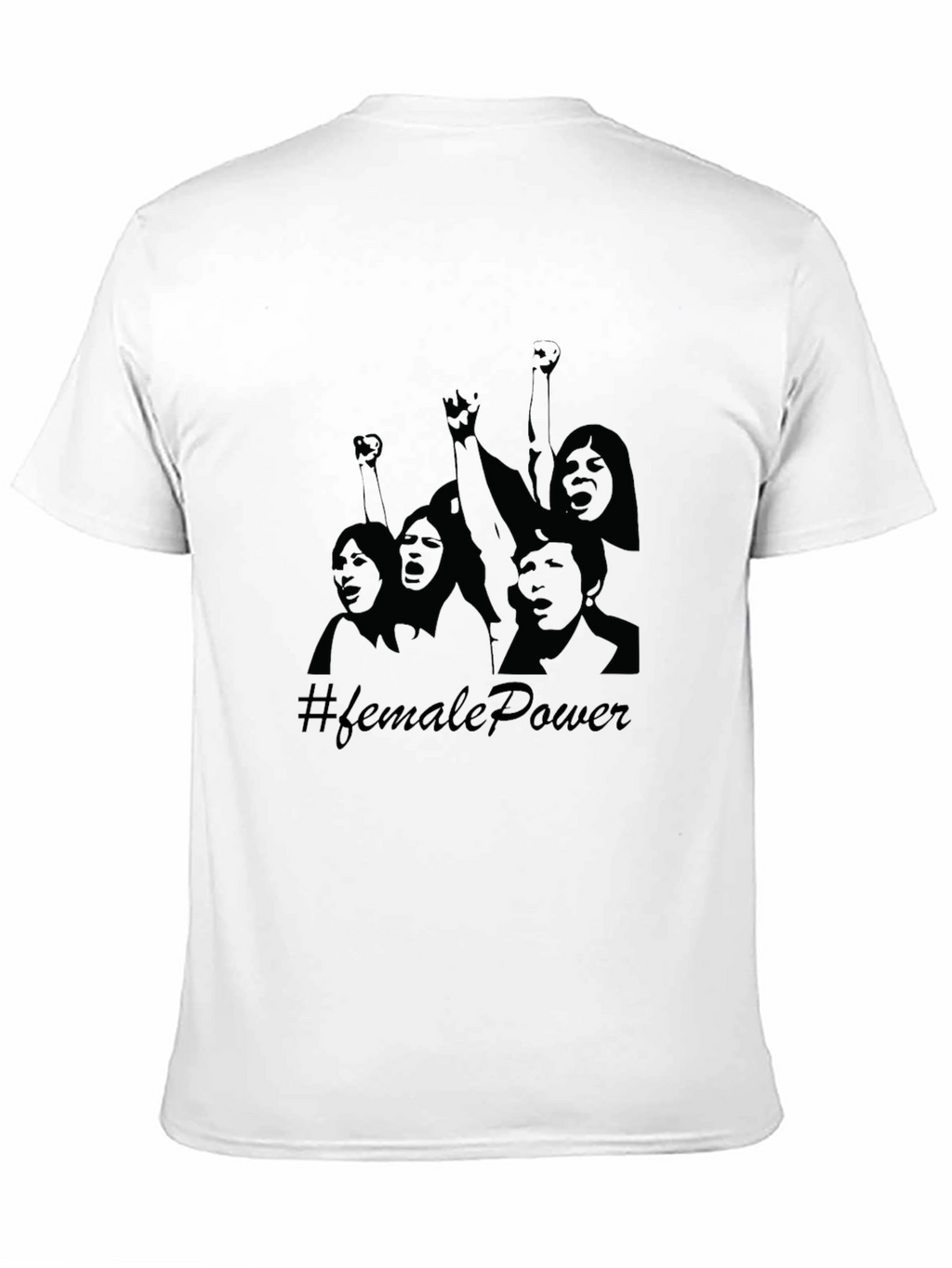 Female Power Graphic Tee - Black