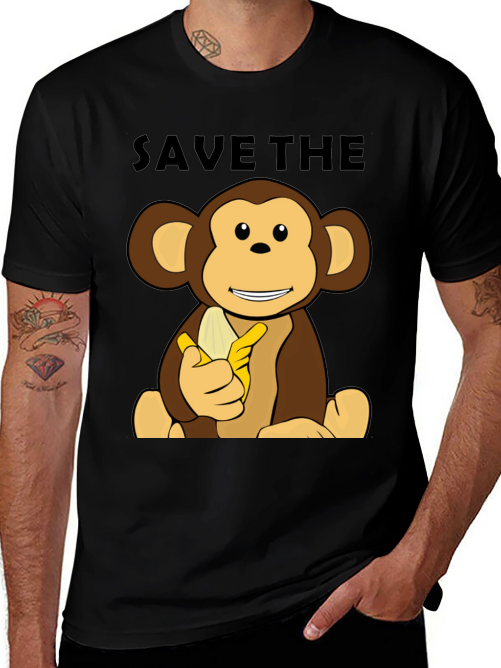 Save The Monkeys Graphic Tee