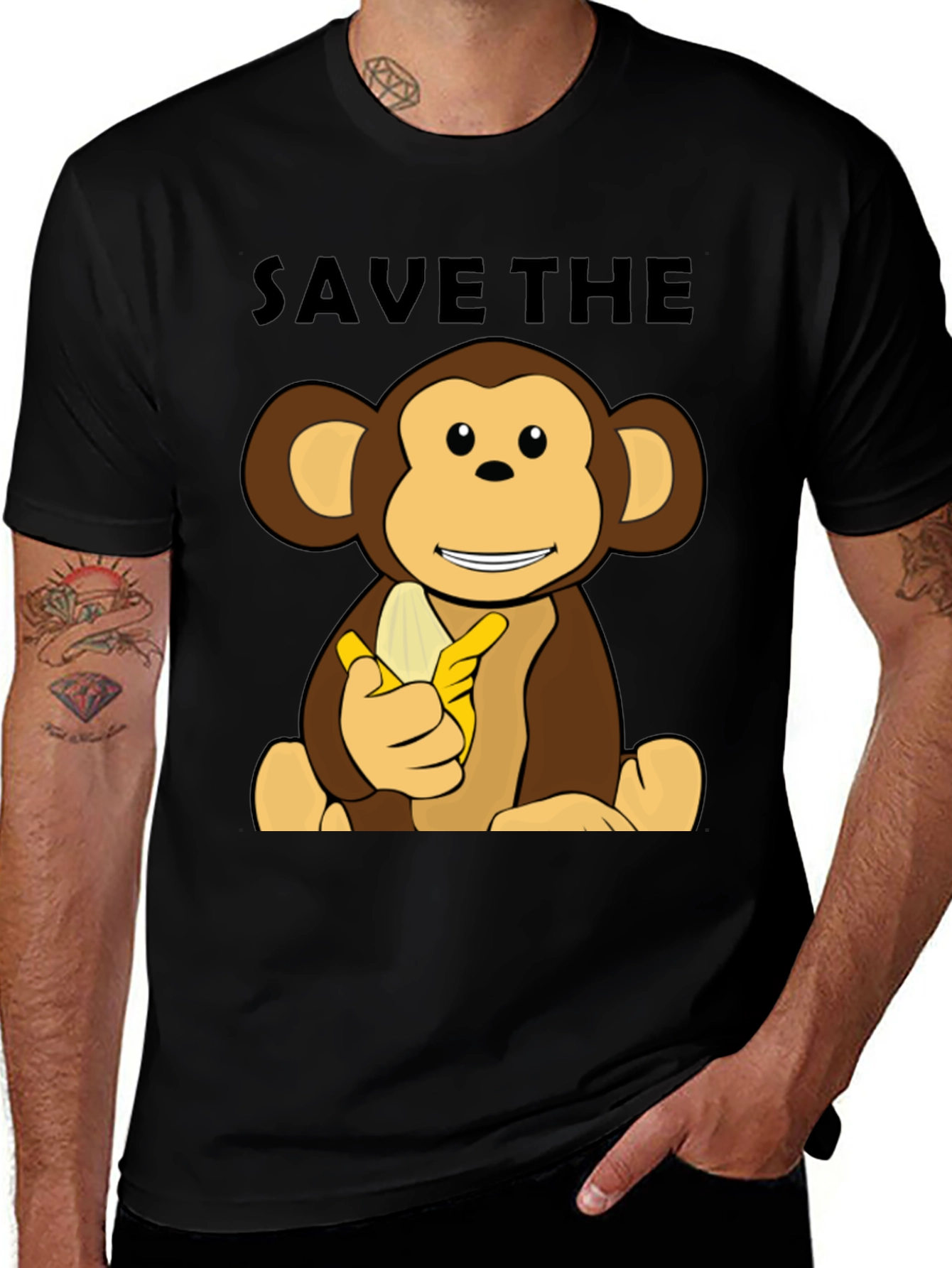 Save The Monkeys Graphic Tee