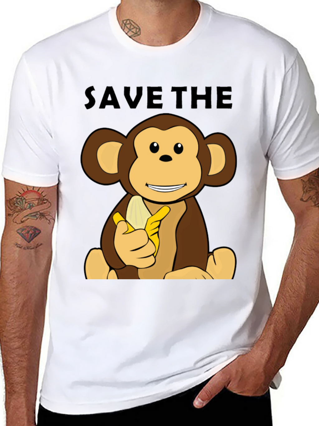 Save The Monkeys Graphic Tee