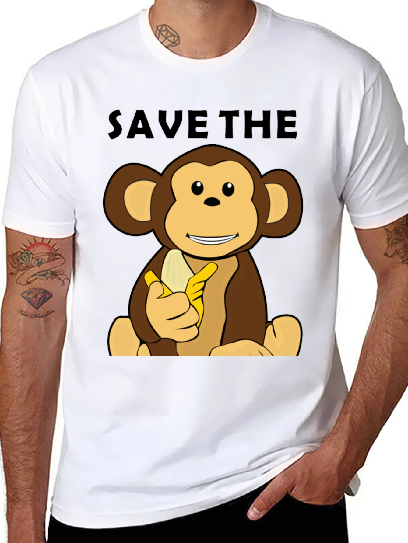Save The Monkeys Graphic Tee