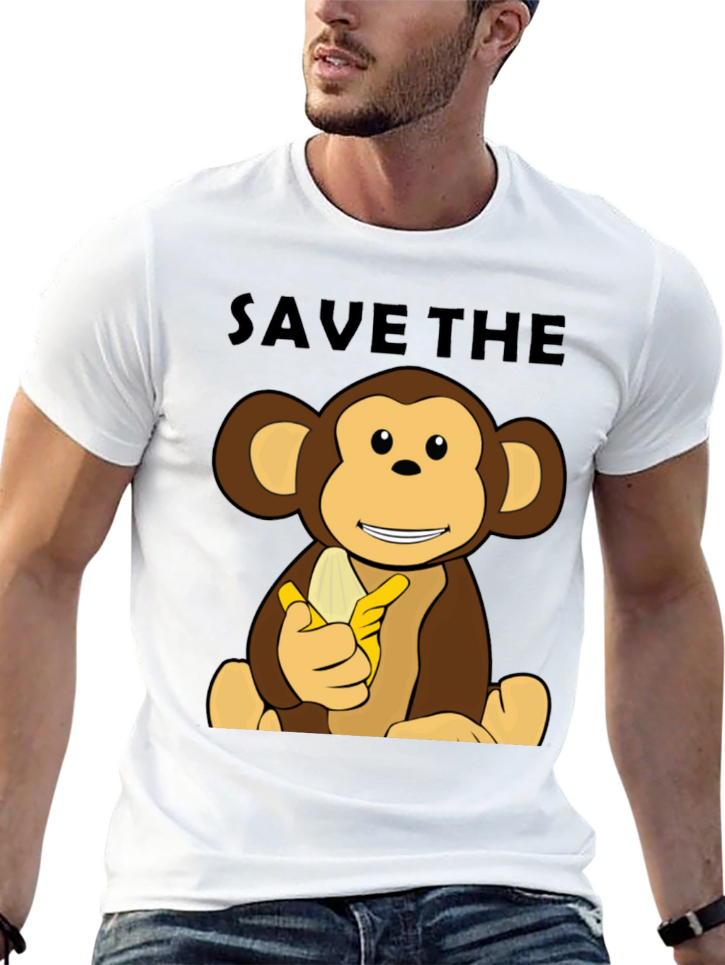Save The Monkeys Graphic Tee