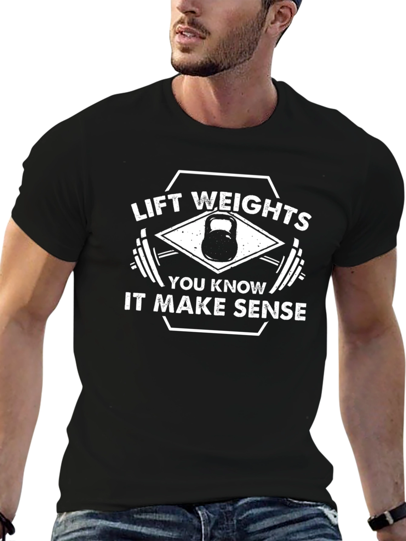 Lift Weights It Make Sense T-Shirt