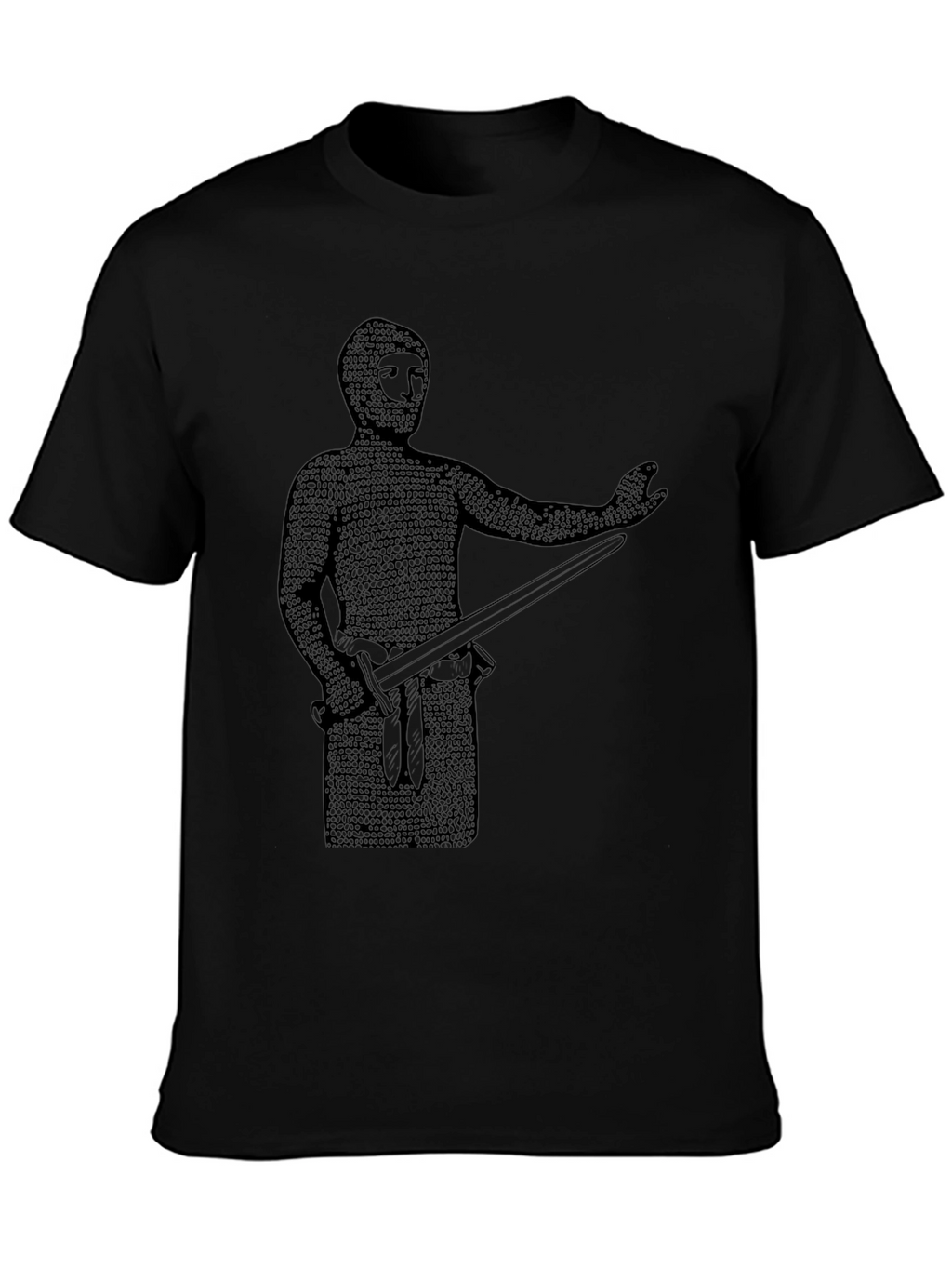 Medieval Knight Graphic T-Shirt - Chainmail Warrior Tee