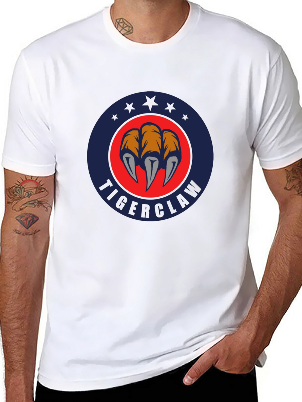 Tigerclaw Emblem Black T-Shirt