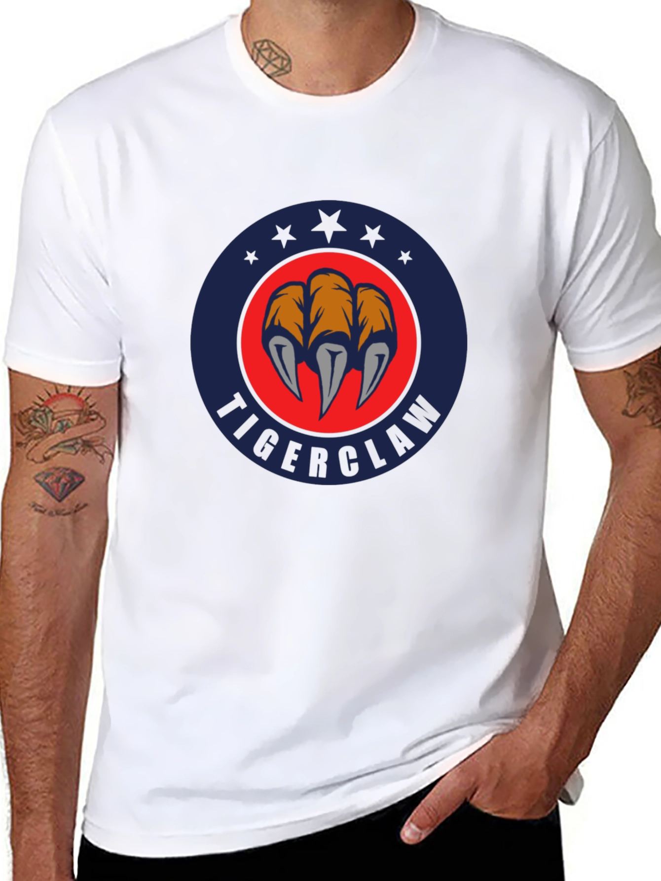 Tigerclaw Emblem Black T-Shirt