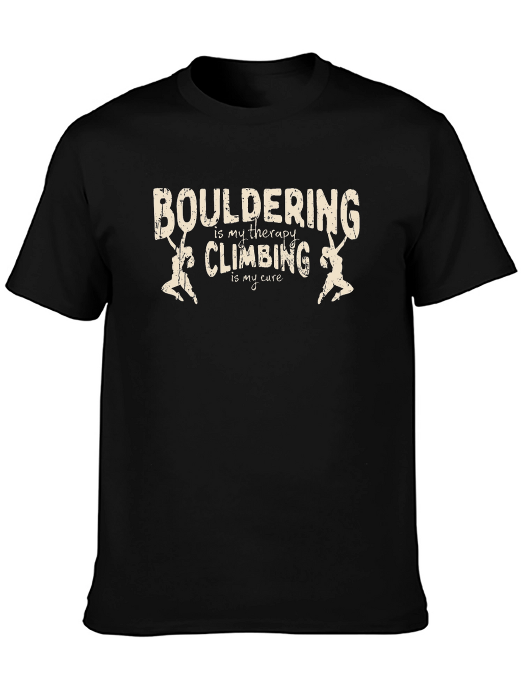 Bouldering Therapy Climbing Cure T-Shirt