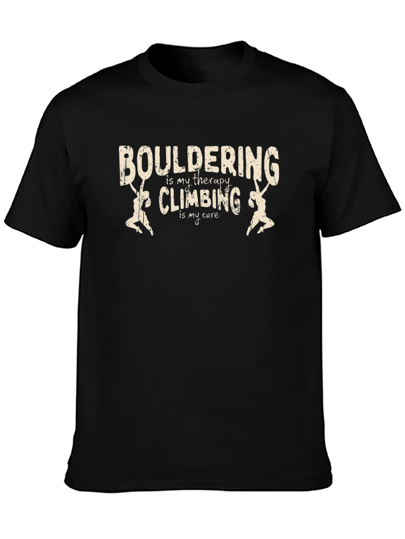 Bouldering Therapy Climbing Cure T-Shirt