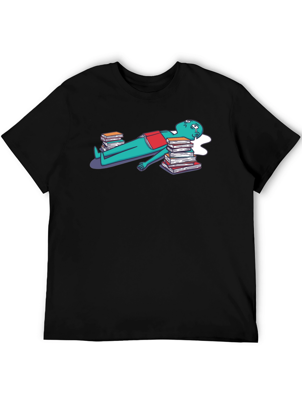 Bookworm Tee - Literary Humor Graphic T-Shirt