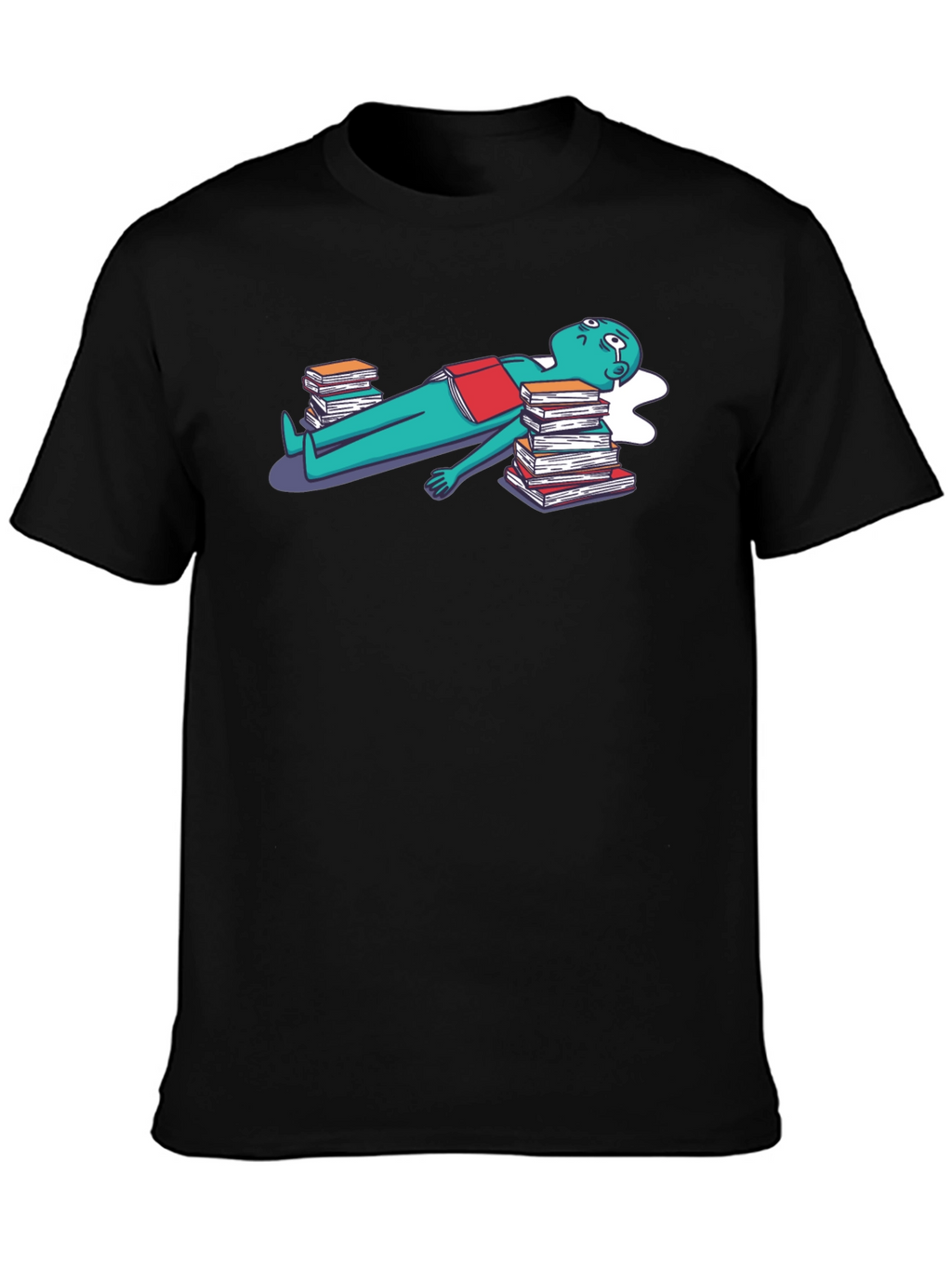 Bookworm Tee - Literary Humor Graphic T-Shirt