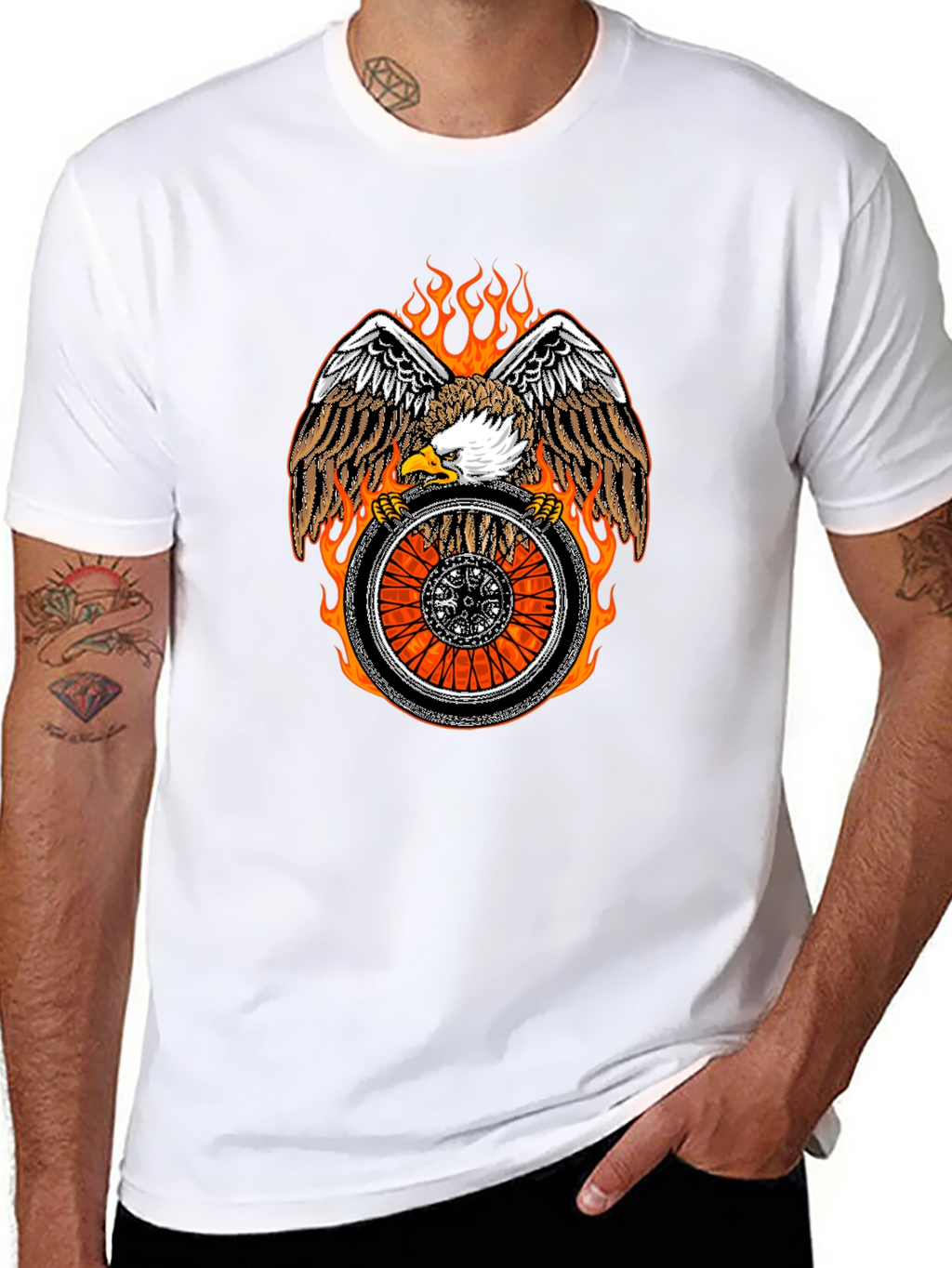 Eagle & Wheel Graphic Tee
