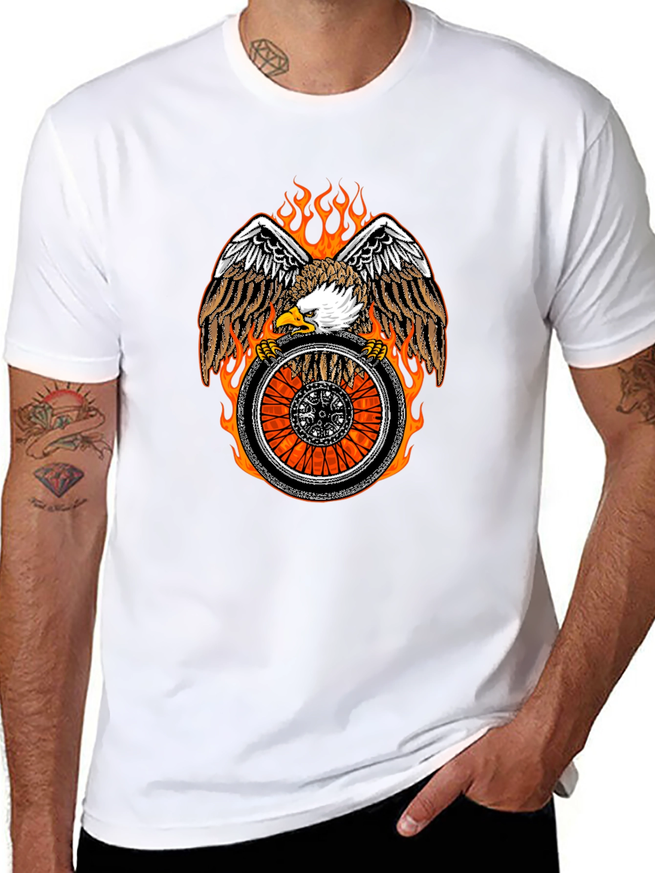 Eagle & Wheel Graphic Tee