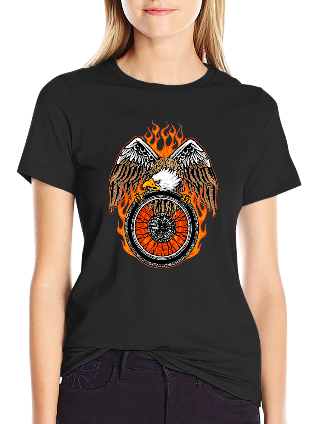 Eagle & Wheel Graphic Tee