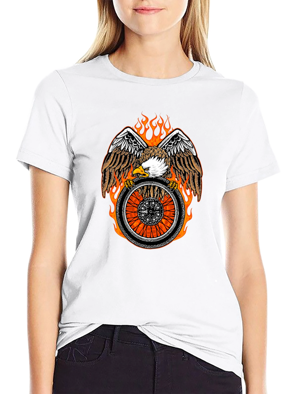 Eagle & Wheel Graphic Tee