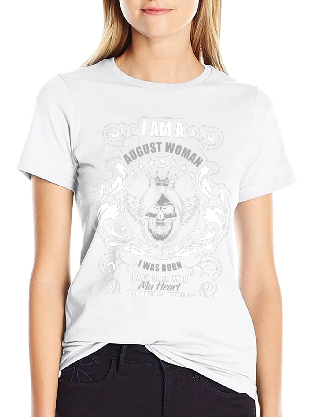 August Woman Graphic T-Shirt - Birthday Gift Idea