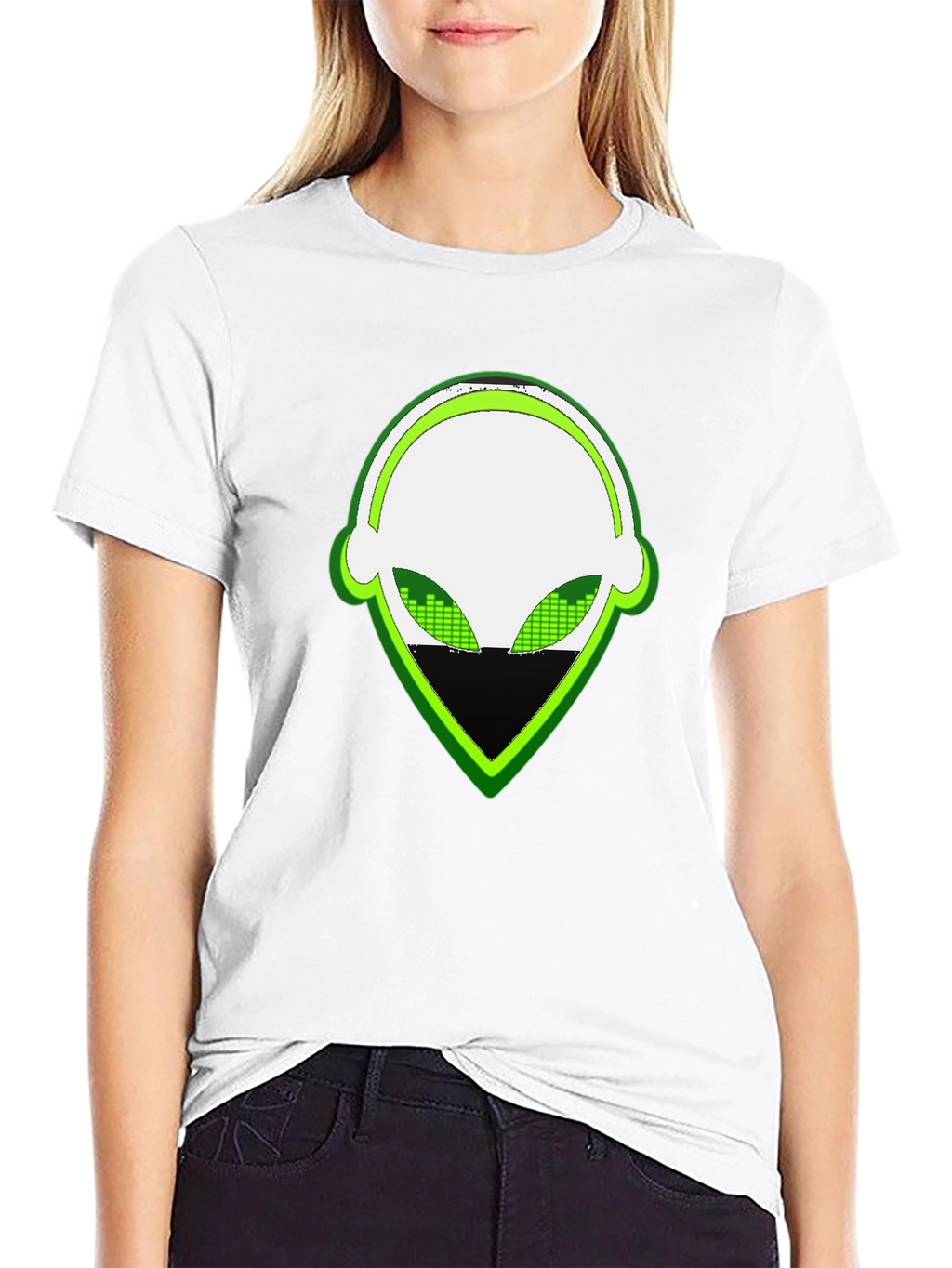 Alien DJ Graphic Tee - Black