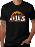 Retro Bricklayer Evolution T-Shirt