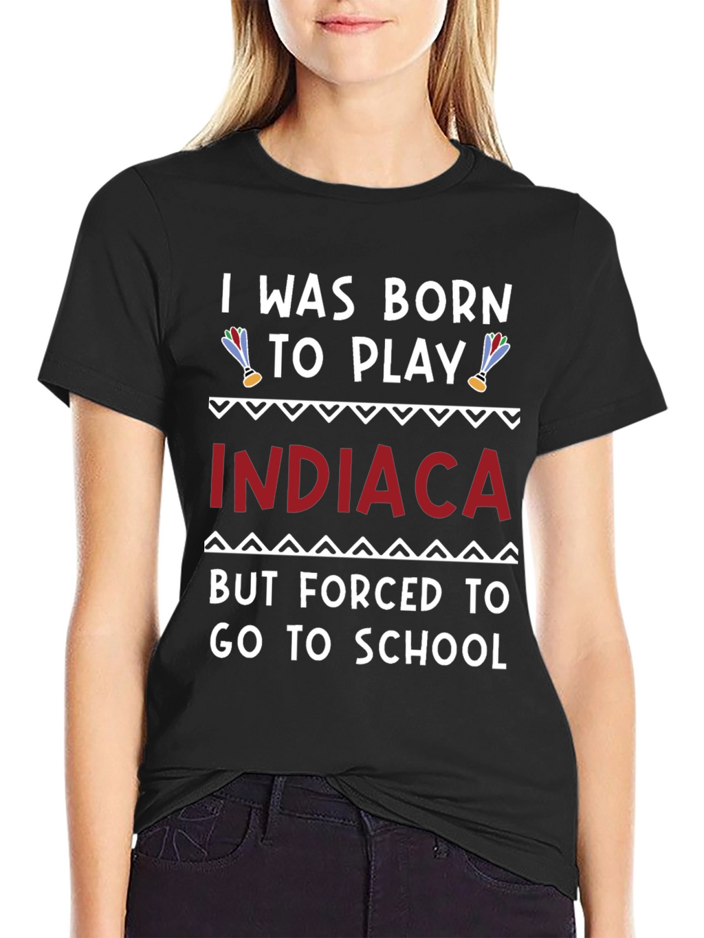 Born to Play Indiaca T-Shirt