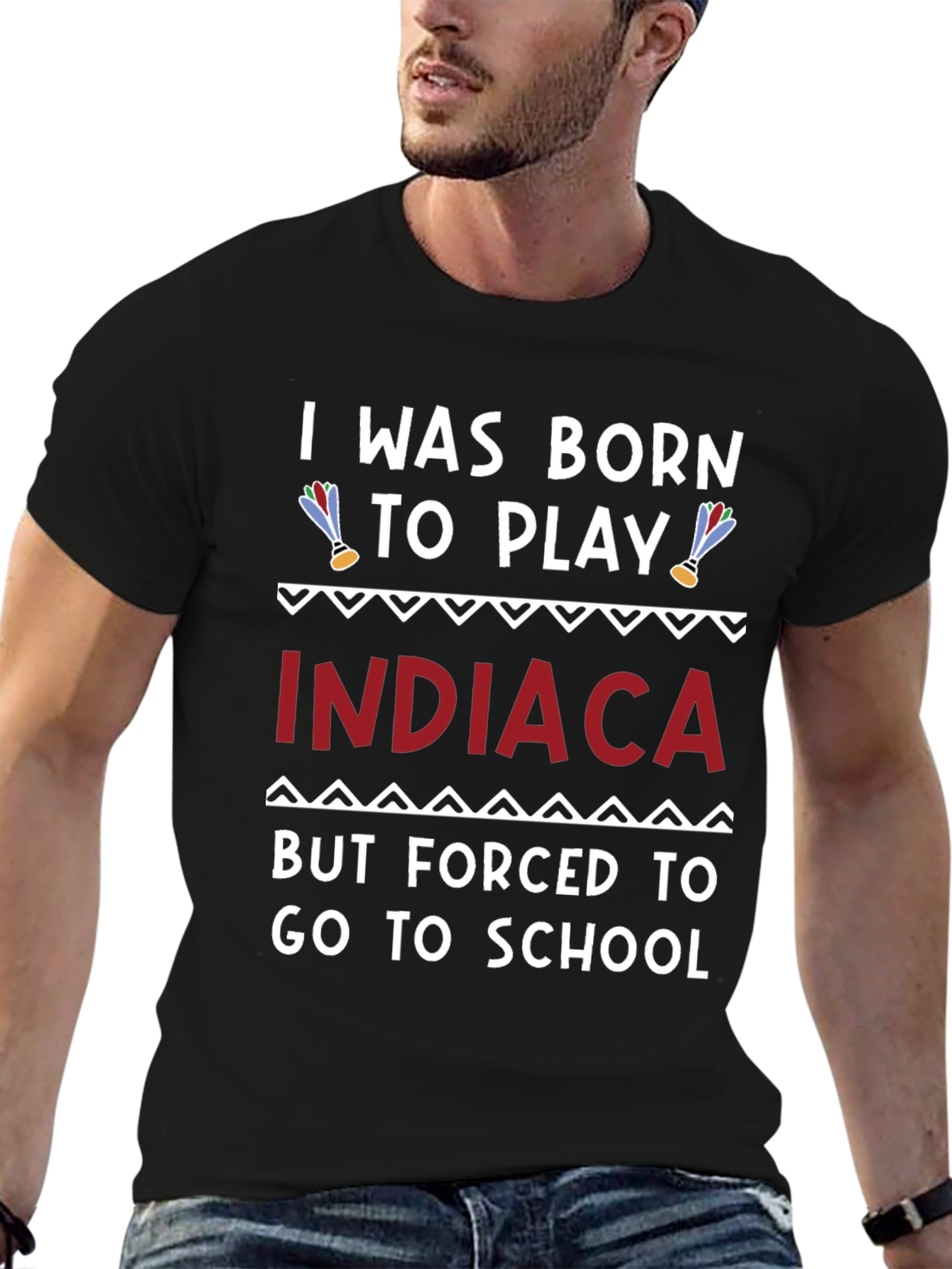 Born to Play Indiaca T-Shirt