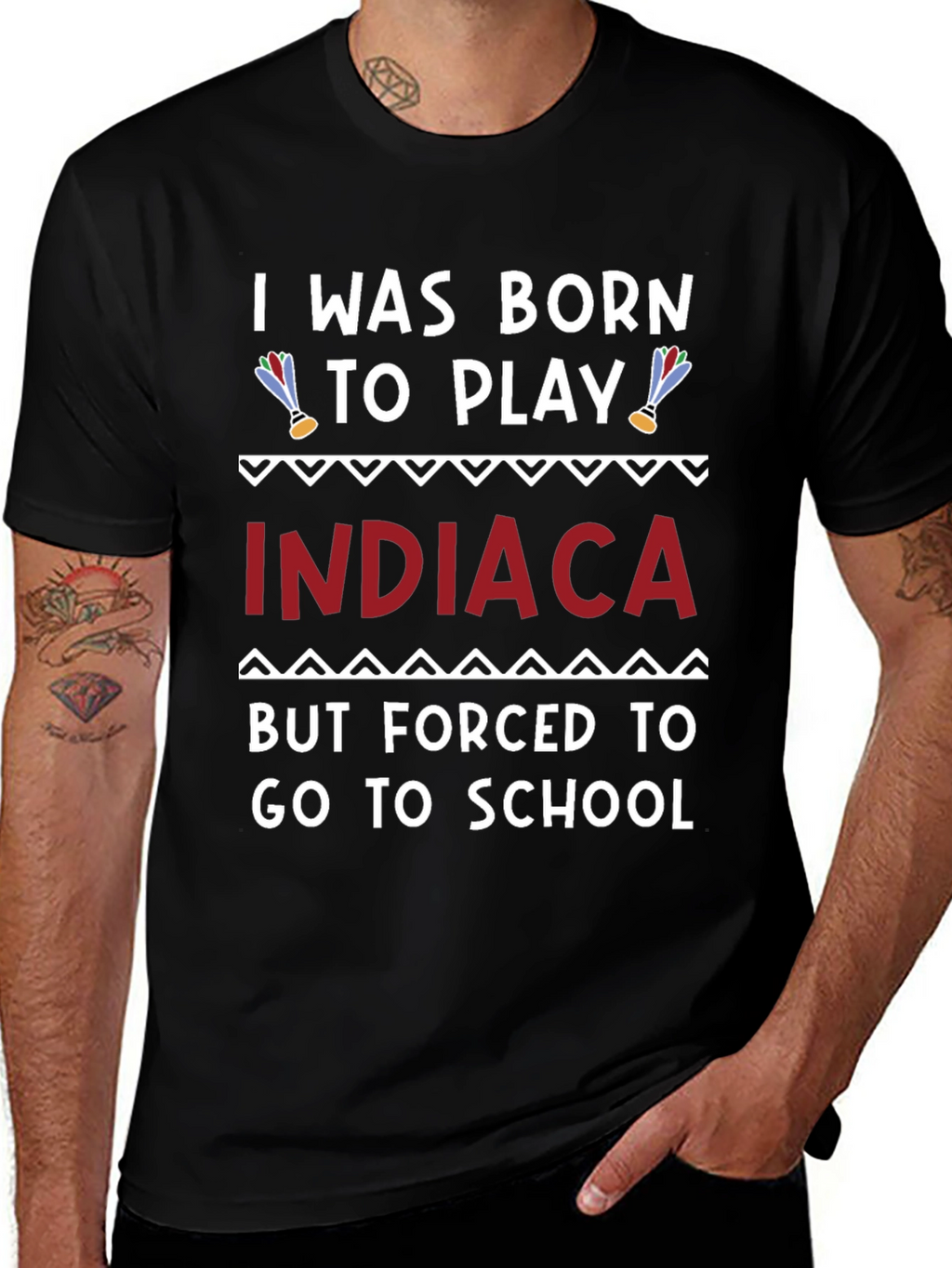 Born to Play Indiaca T-Shirt