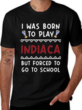 Born to Play Indiaca T-Shirt