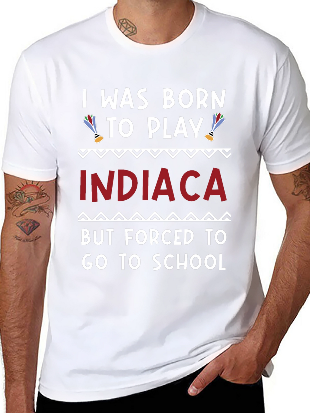 Born to Play Indiaca T-Shirt