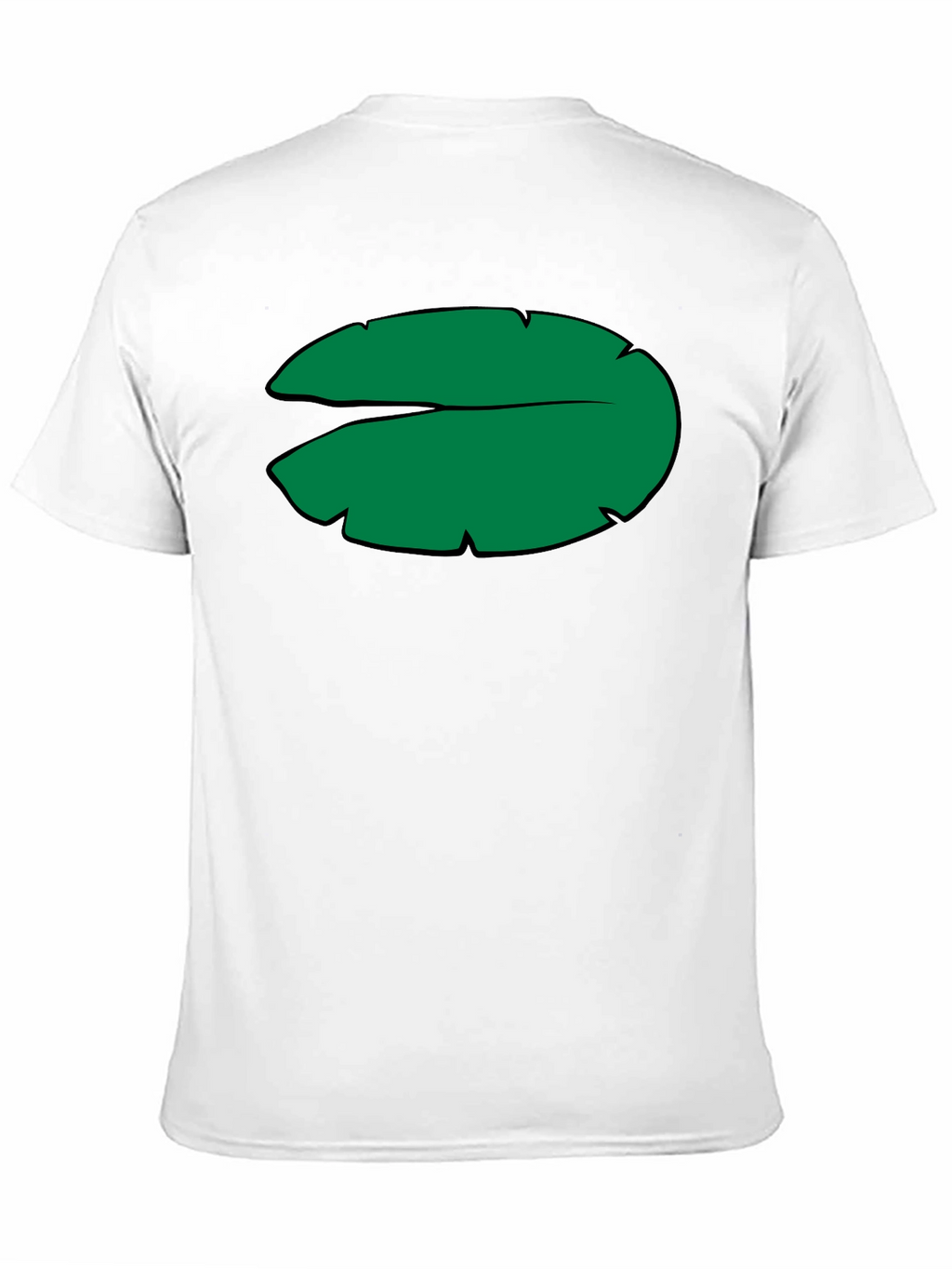 Lily Pad Black T-Shirt - Nature Inspired Graphic Tee