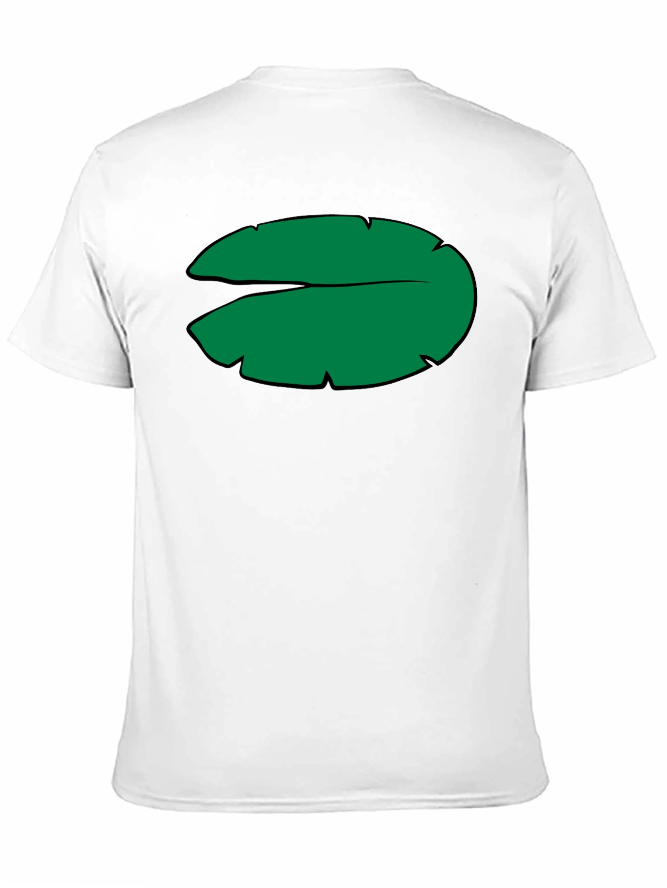Lily Pad Black T-Shirt - Nature Inspired Graphic Tee