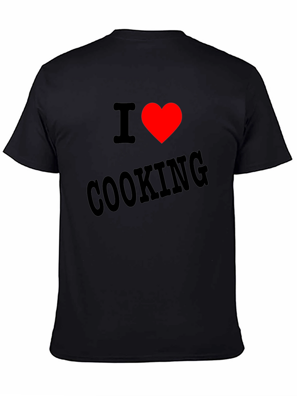 I Heart Cooking Black T-Shirt