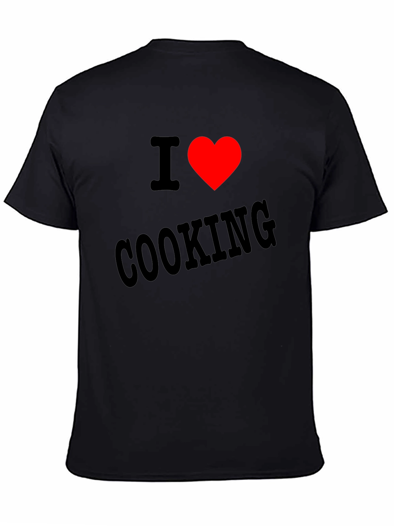 I Heart Cooking Black T-Shirt