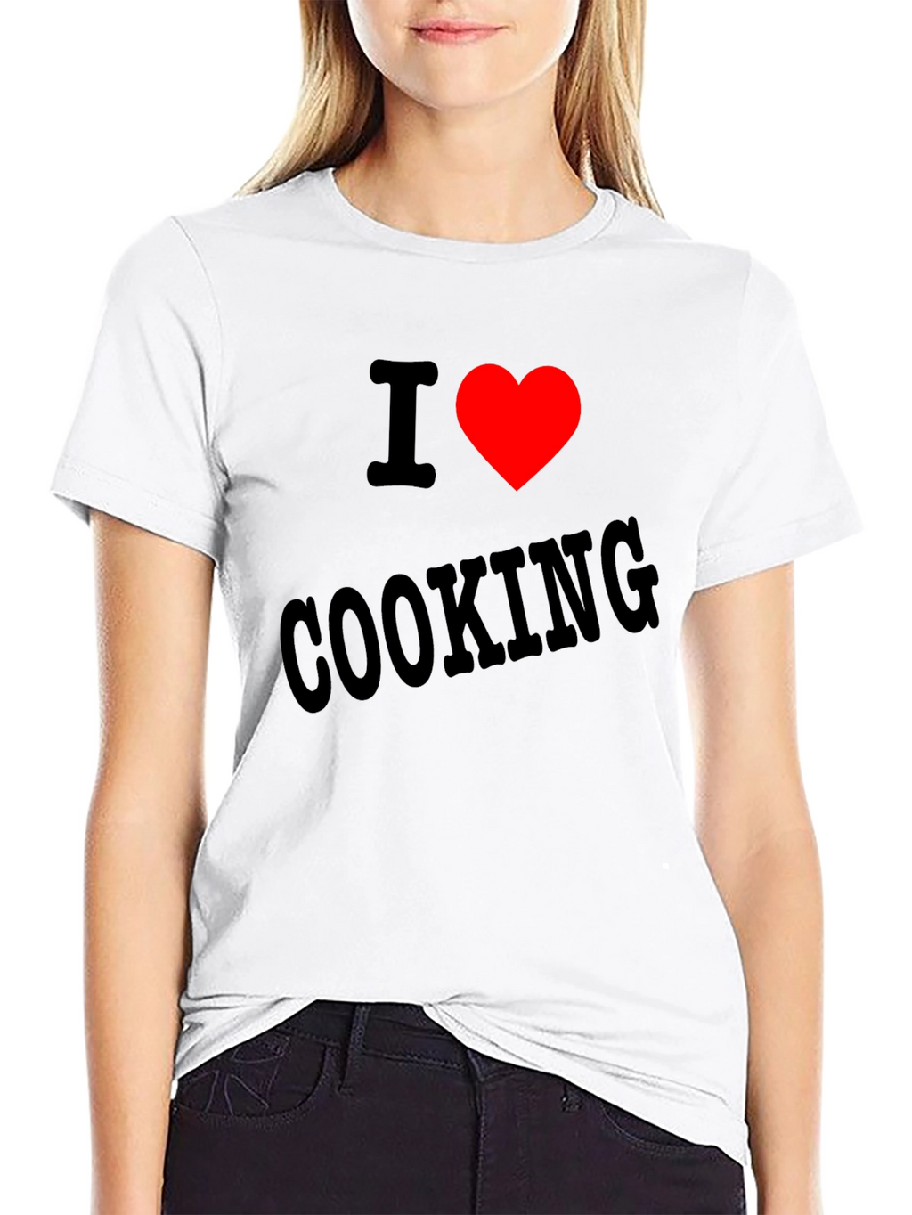 I Heart Cooking Black T-Shirt