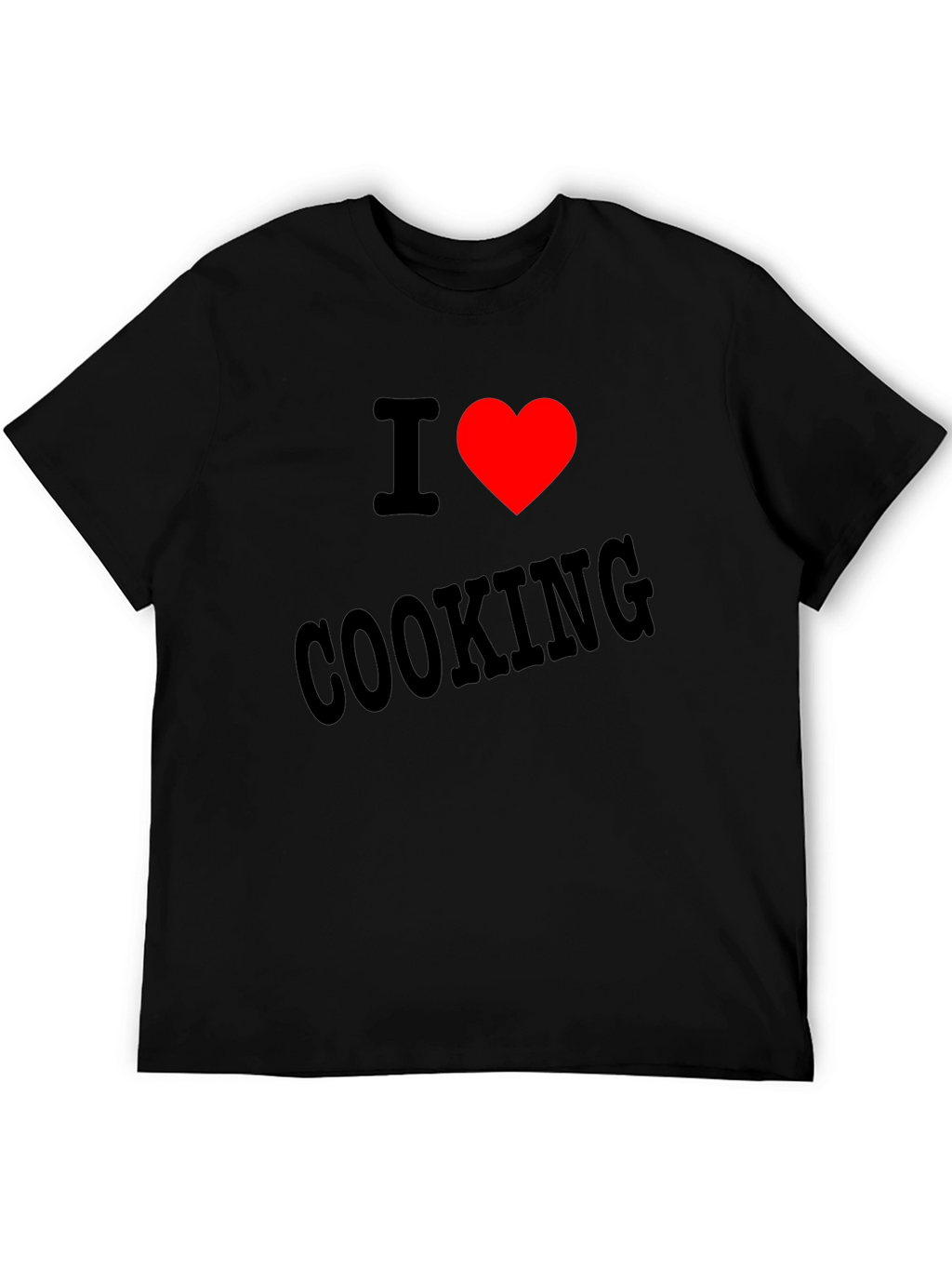 I Heart Cooking Black T-Shirt