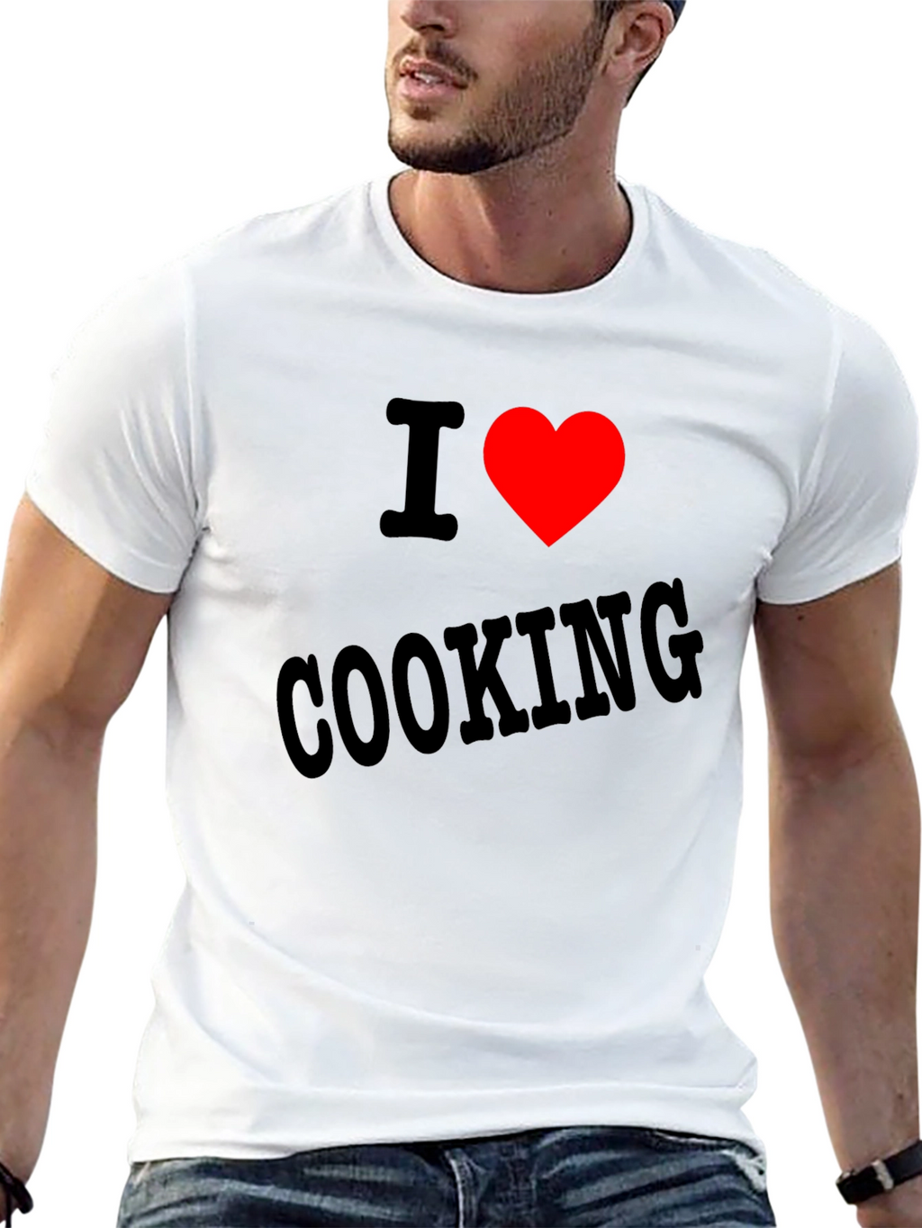 I Heart Cooking Black T-Shirt