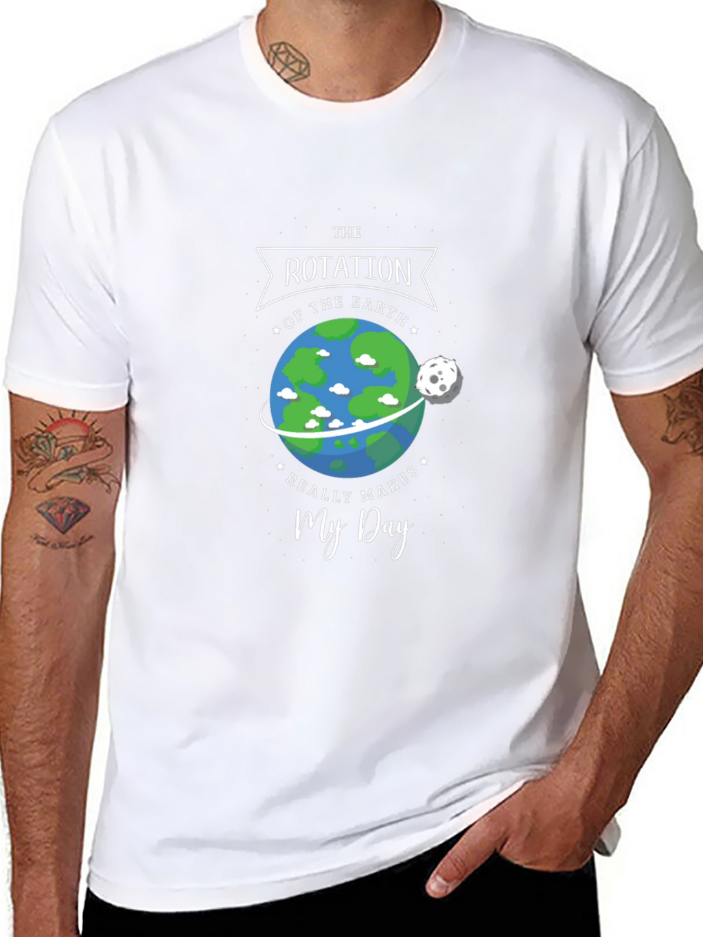 Earth Rotation Makes My Day Graphic Tee