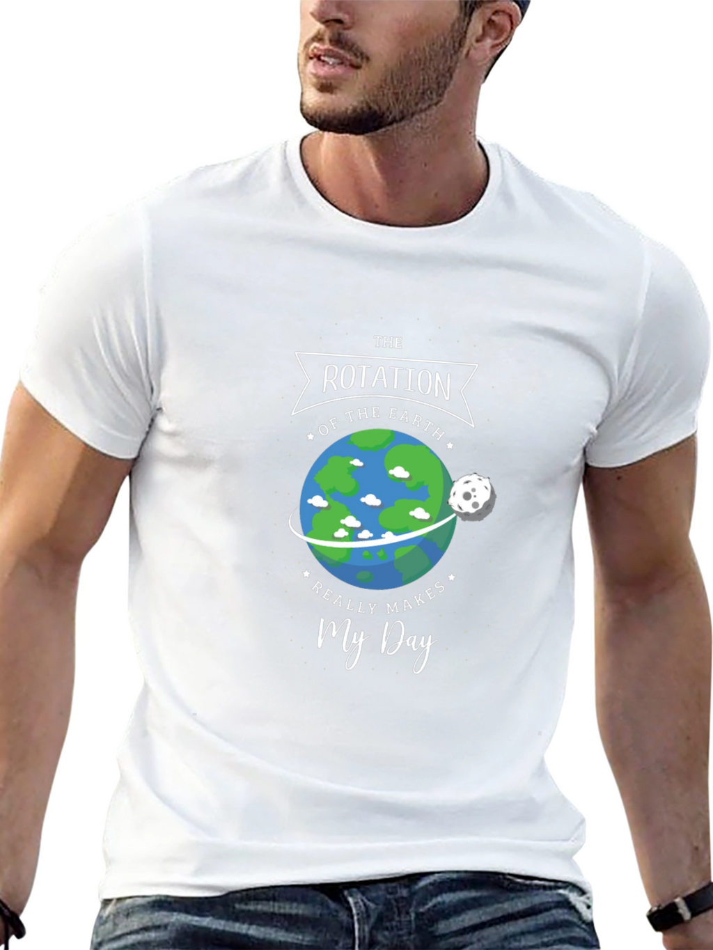 Earth Rotation Makes My Day Graphic Tee